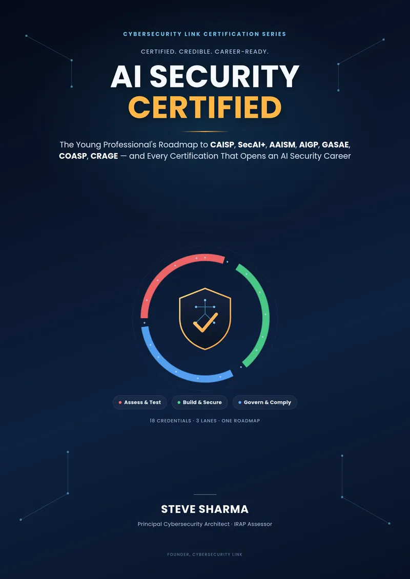 Cover of AI Security Certified by Steve Sharma
